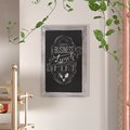 Flash Furniture 20 x 30 Whitewashed Magnetic Hanging Chalkboard HGWA-GDIS-CRE8-362315-GG